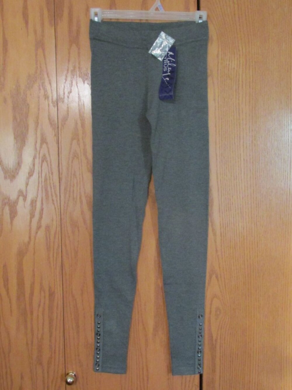 MILEY CYRUS / MAX AZRIA WOMEN'S JUNIOR'S SZ XS LEGGINGS HEATHER GRAY SWEATER NWT